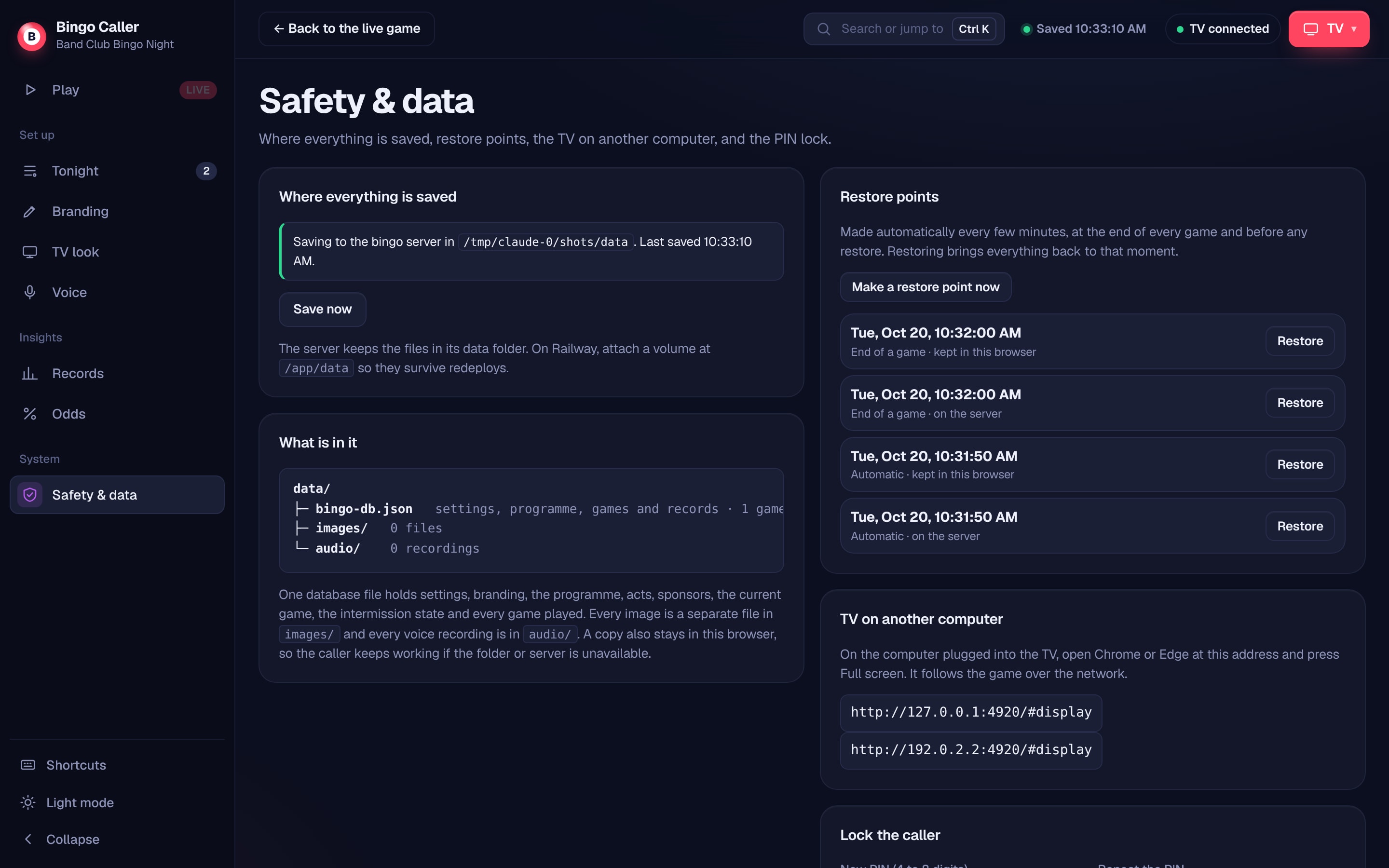 safety and data