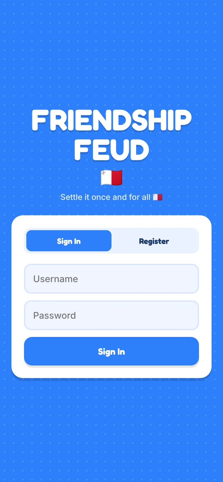 User Login Page